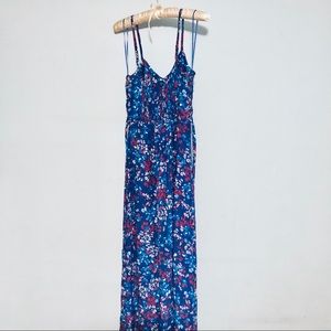 Parker silk floral maxi dress size small